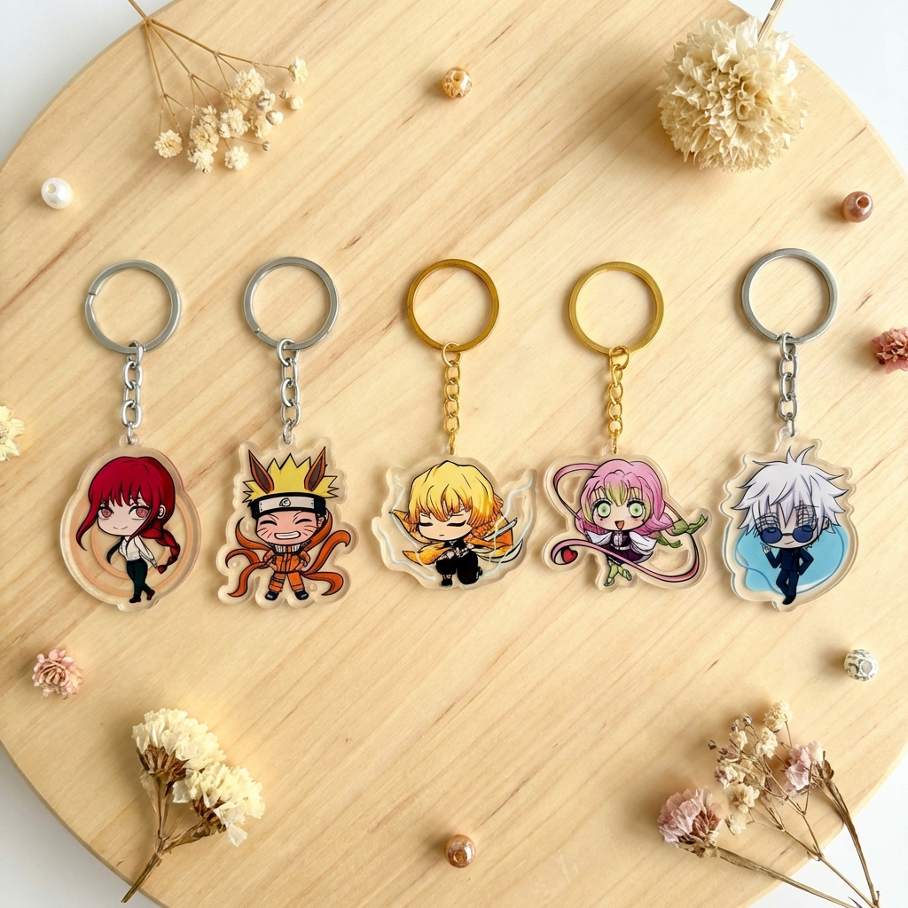 Anime keychain best sellers from Sam's Sakurapetals