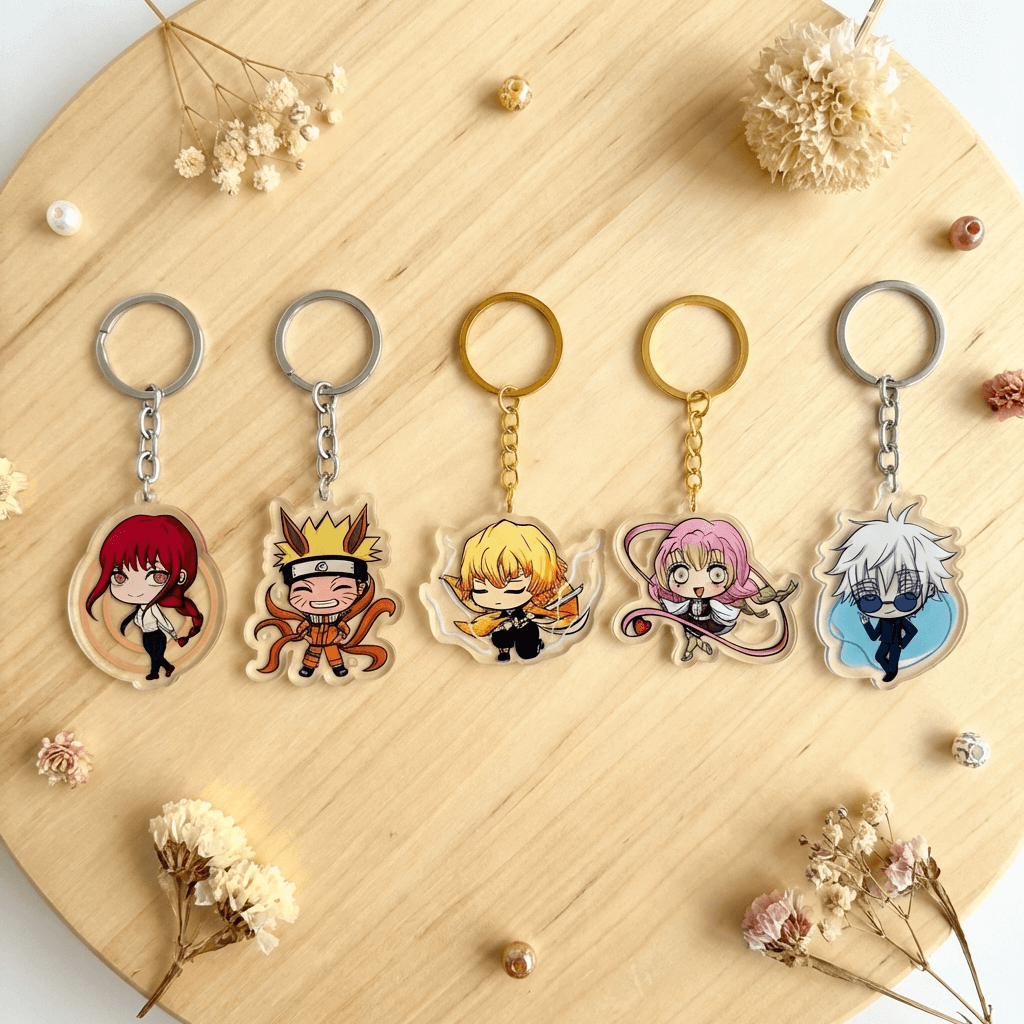 Anime keychains from Sam's Sakurapetals