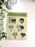 Maid Sama Anime Sticker Sheet - Secret Cafe Love Decals