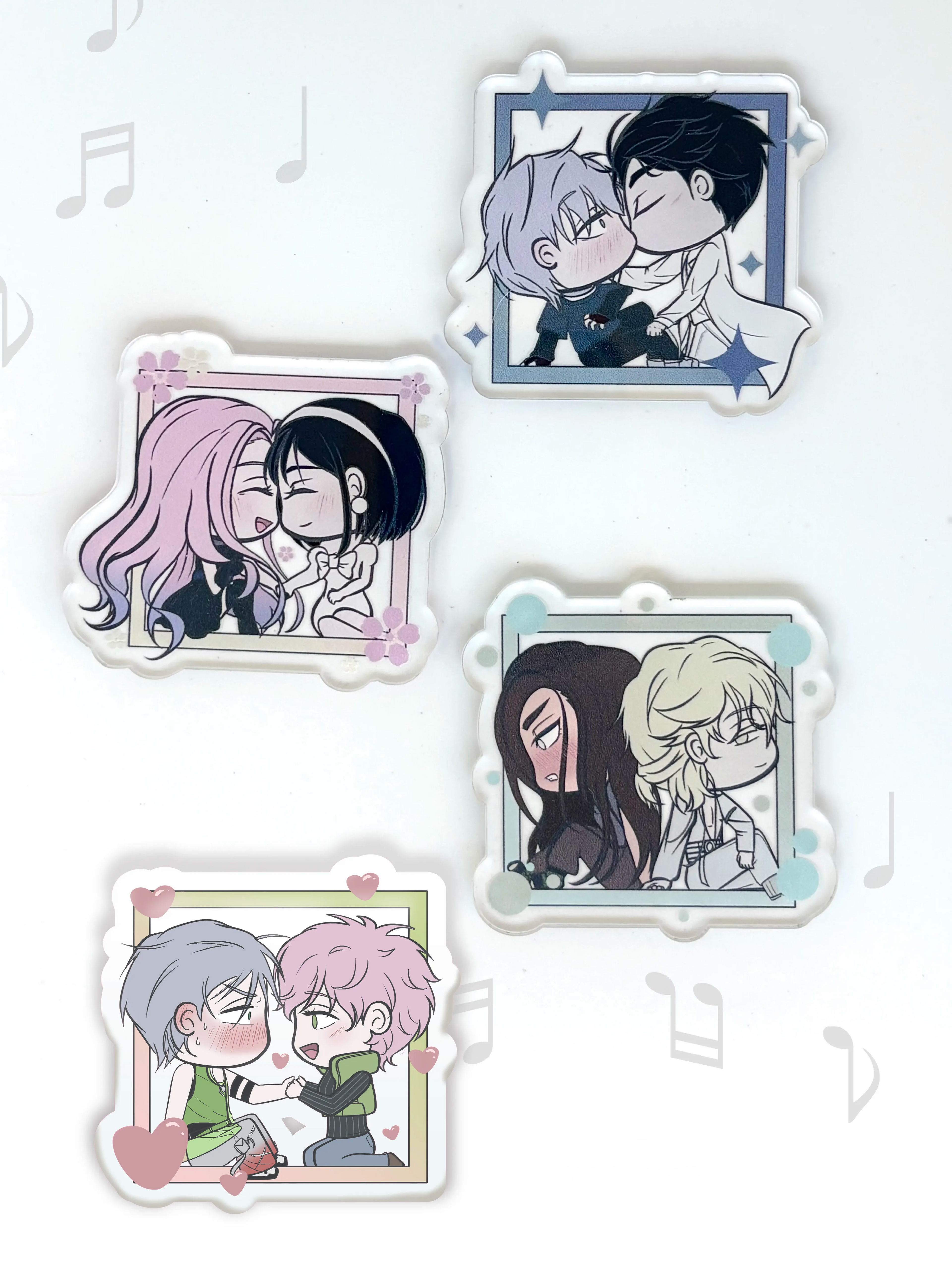 Anime Badge - Final Encore Gacha Acrylic Badge Gift v2.0