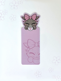 Pink Bow Kitty Cute Cat Bookmark