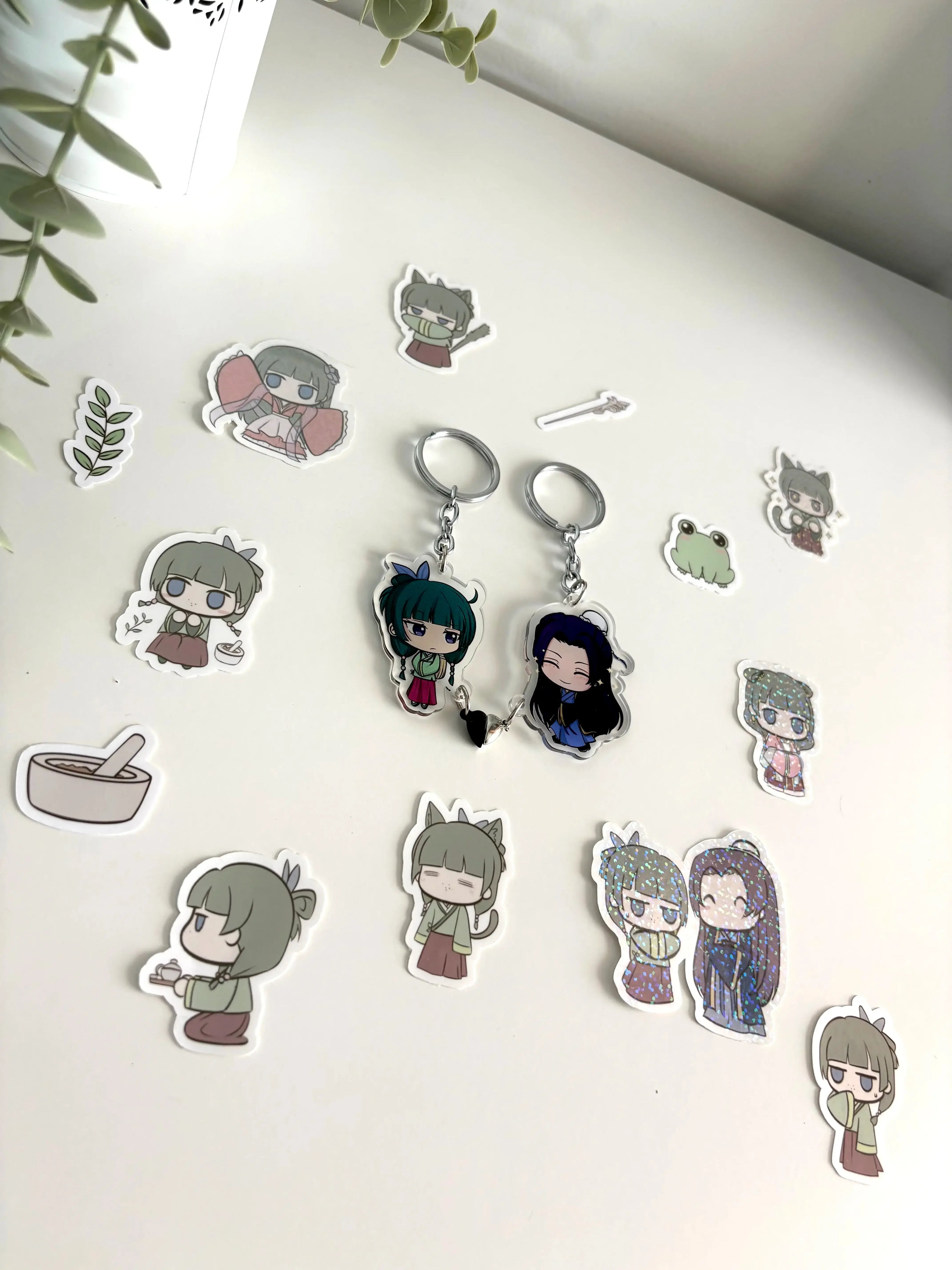 Anime Couple Keychain – Diaries of Hidden Remedies Charm Gift